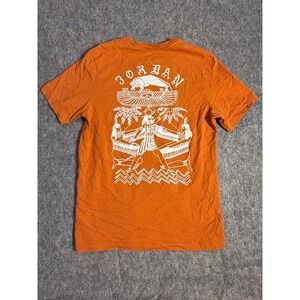 Jordan Artist Series Flight Graphic Tee Orange Mens Medium DX9559-812